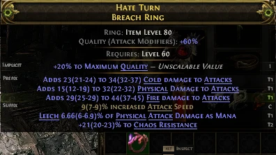 HATE TURN BREACH RING