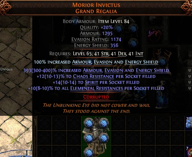 MORIOR INVICTUS GRAND REGALIA