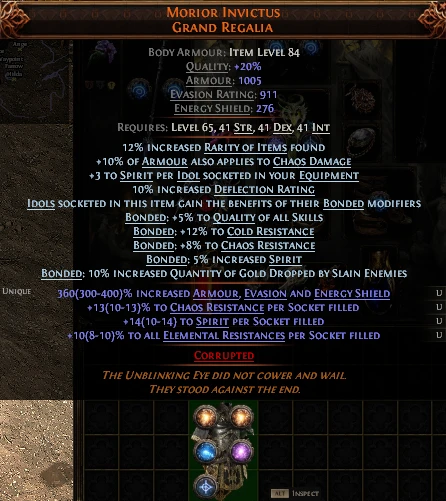 MORIOR INVICTUS GRAND REGALIA