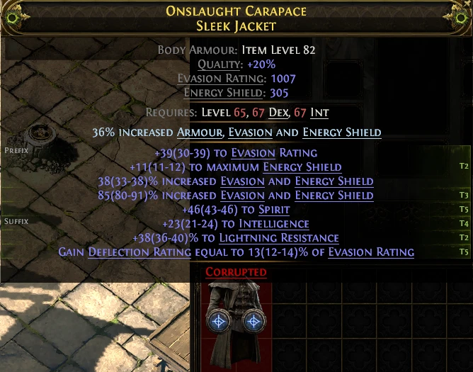 ONSLAUGHT CARAPACE SLEEK JACKET