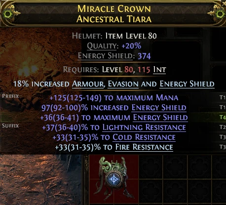MIRACLE CROWN ANCESTRAL TIARA