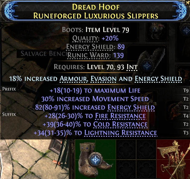 DREAD HOOF RUNEFORGED LUXURIOUS SLIPPERS