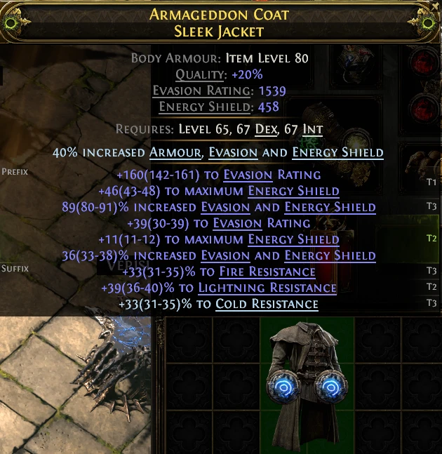 ARMAGEDDON COAT SLEEK JACKET