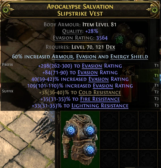 APOCALYPSE SALVATION SLIPSTRIKE VEST