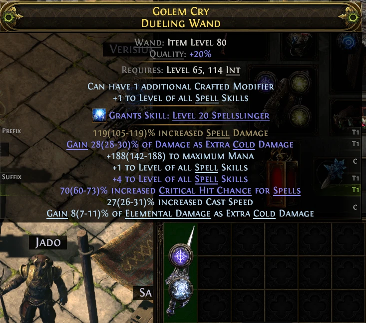 GOLEM CRY DUELING WAND