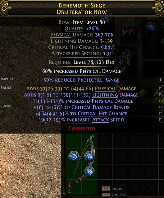 BEHEMOTH SIEGE OBLITERATOR Bow