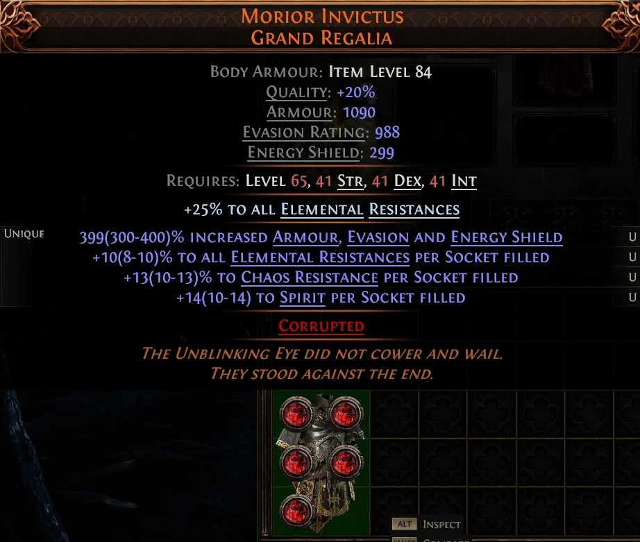 MORIOR INVICTUS GRAND REGALIA