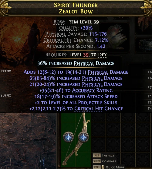 SPIRIT THUNDER ZEALOT Bow