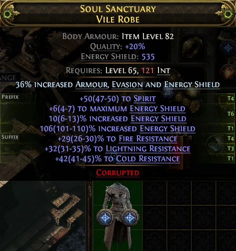 SANCTUARY VILE ROBE