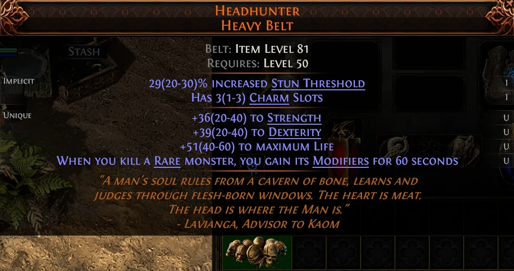 HEADHUNTER HEAVY BELT STASH