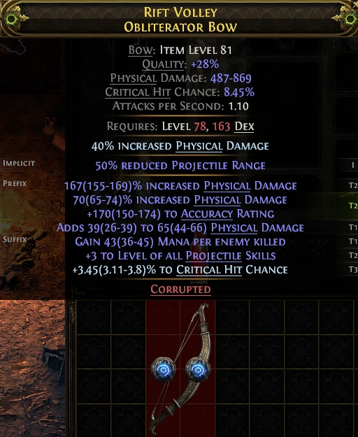 RIFT VOLLEY OBLITERATOR Bow
