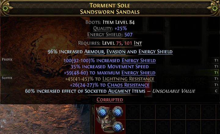 TORMENT SOLE SANDSWORN SANDALS