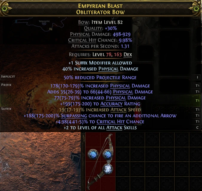 EMPYREAN BLAST OBLITERATOR Bow Waypoint