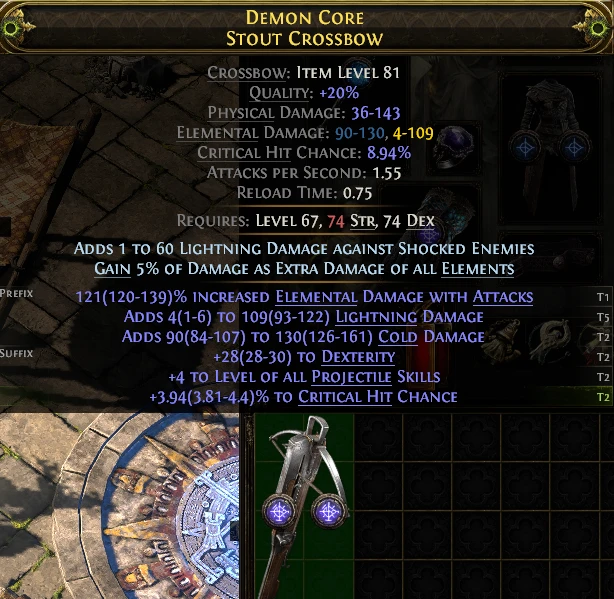 DEMON CORE STOUT CROSSBOW