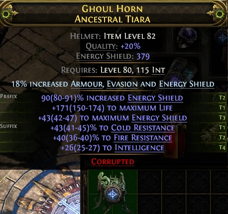 GHOUL HORN ANCESTRAL TIARA