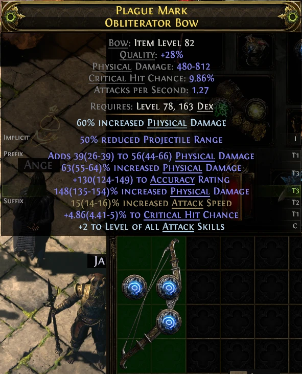 PLAGUE MARK OBLITERATOR Bow