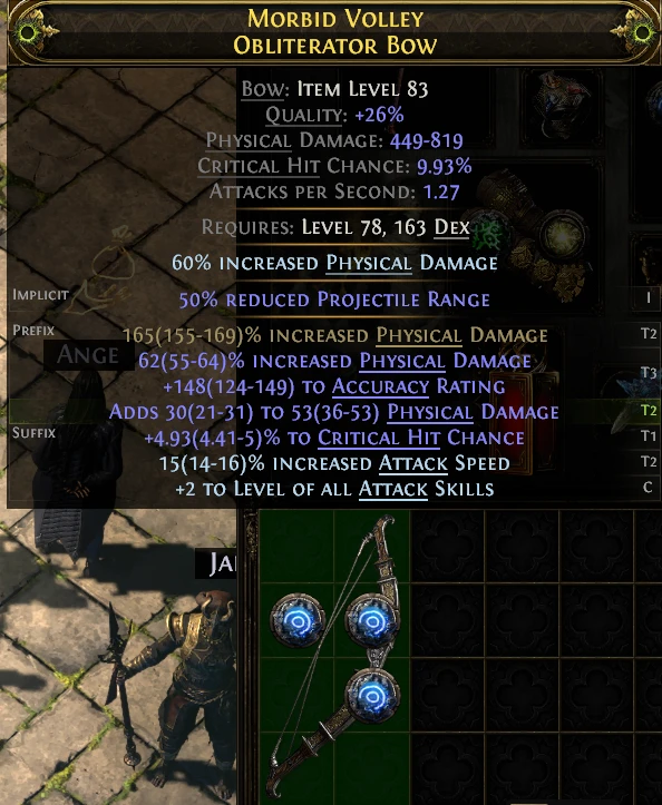 MORBID VOLLEY OBLITERATOR Bow
